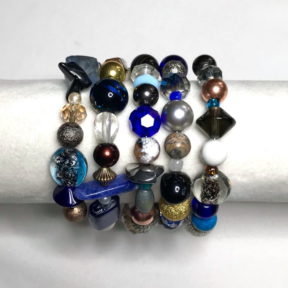 Handmade Bracelet with Vintage and Modern Elements (NB68-12H) New Without Tags - Picture 4 of 8